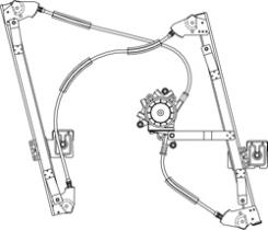 VAUNER 106022322 - AUDI A6 04-*EL/LU DEL DCH ELE (SIN MOTOR