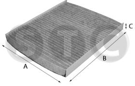 STC T420067 - FILTRO HABITACULO CARBON ACTIVO ALF